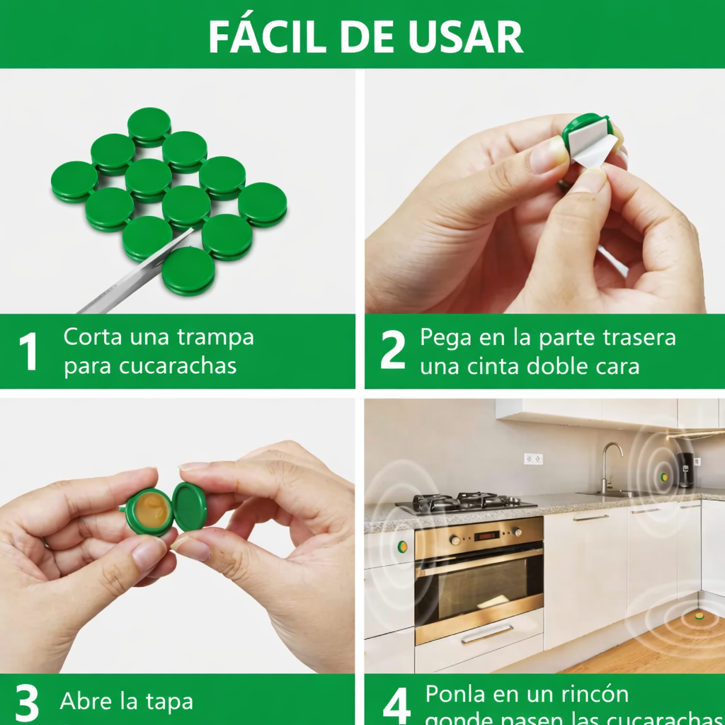 Repelente De Cucarachas Endbug 24 Pz