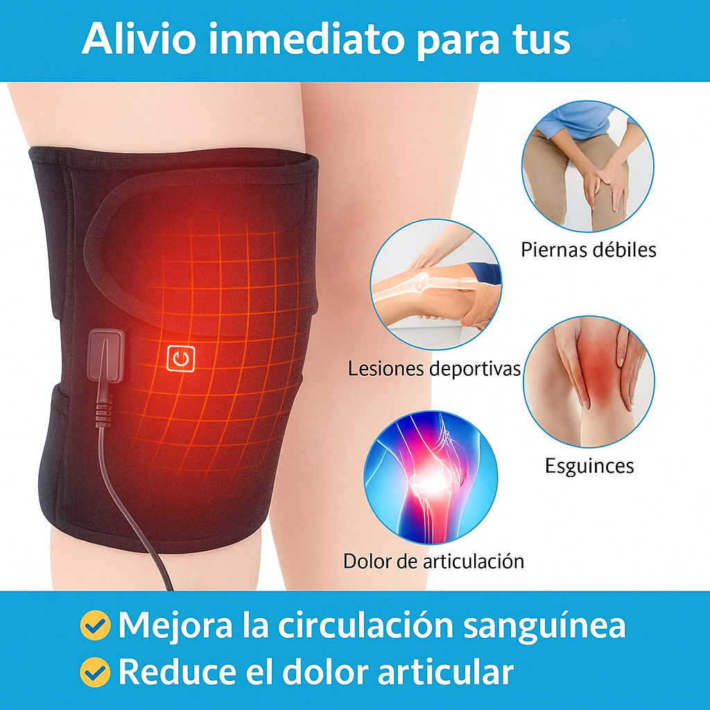 RODILLERA TÉRMICA TERAPÉUTICA + 2 RODILLERAS DE COMPRESIÓN DE REGALO 🎁