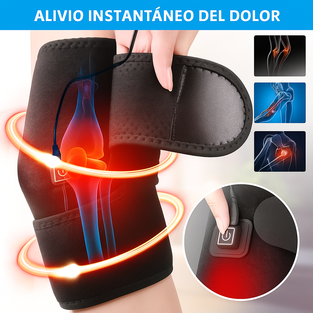 RODILLERA TÉRMICA TERAPÉUTICA + 2 RODILLERAS DE COMPRESIÓN DE REGALO 🎁