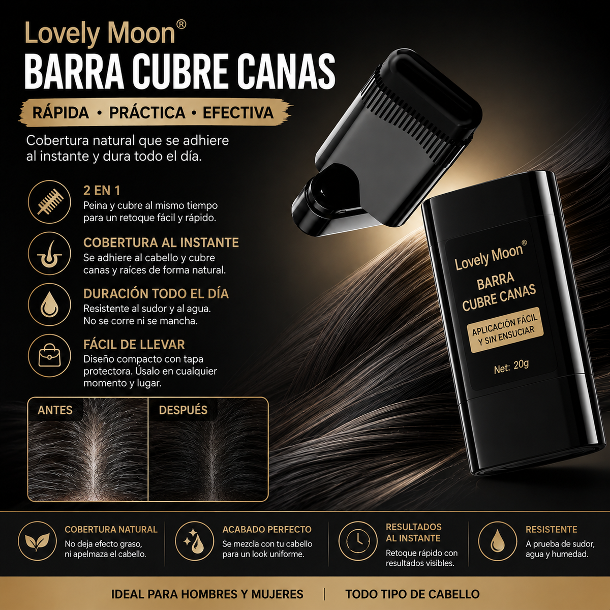 Barra Cubre Canas Lovely Moon
