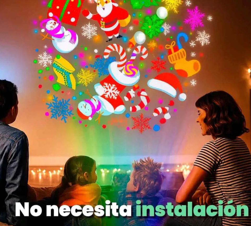 PROYECTOR DE LUCES NAVIDEÑAS