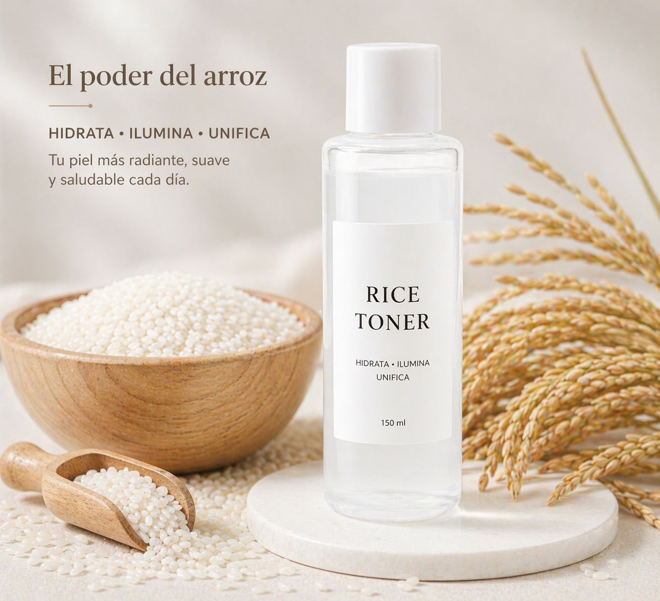 Skin Care Coreano Rice Toner