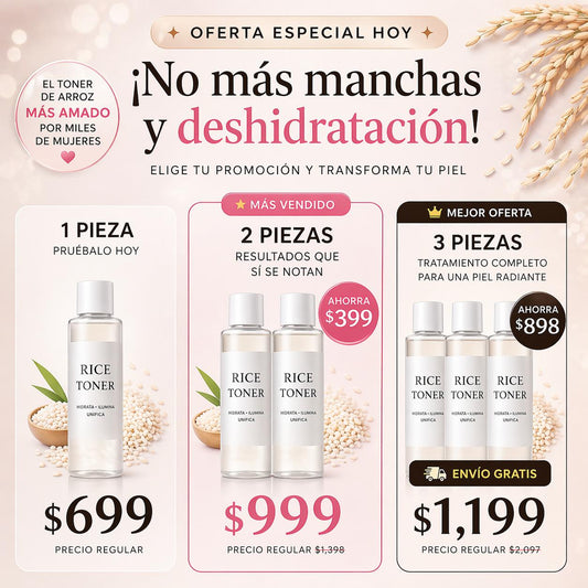 Skin Care Coreano Rice Toner